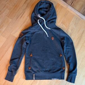 Naketano Grey Warm Cowl/Hooded Distinctive Quality Outdoors Accents Sz M